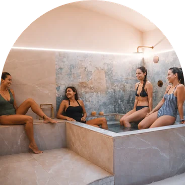 Ritual Brindis con calma: hammam entre amigas y amigos en Calma Hammam